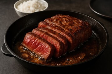 Homemade Marinated Beef Steak with Perfect Grilling and Juicy Texture