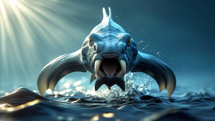 predatory fish in the sea
