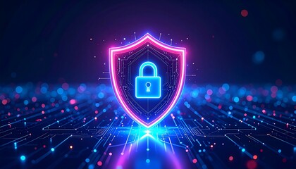 Cyber ​​security and data protection, internet network security, protect business and financial transaction data from cyber attack, user private data security encryption