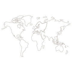 World Map Illustration