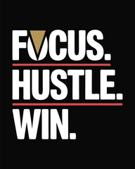 Obraz premium T-shirt Design of Modern Motivational 