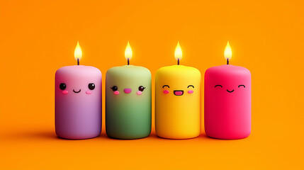 Fun Character Candle for Kids Birthday Party