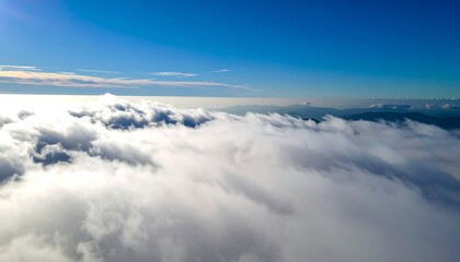 High-altitude view of clouds and mountains (1)