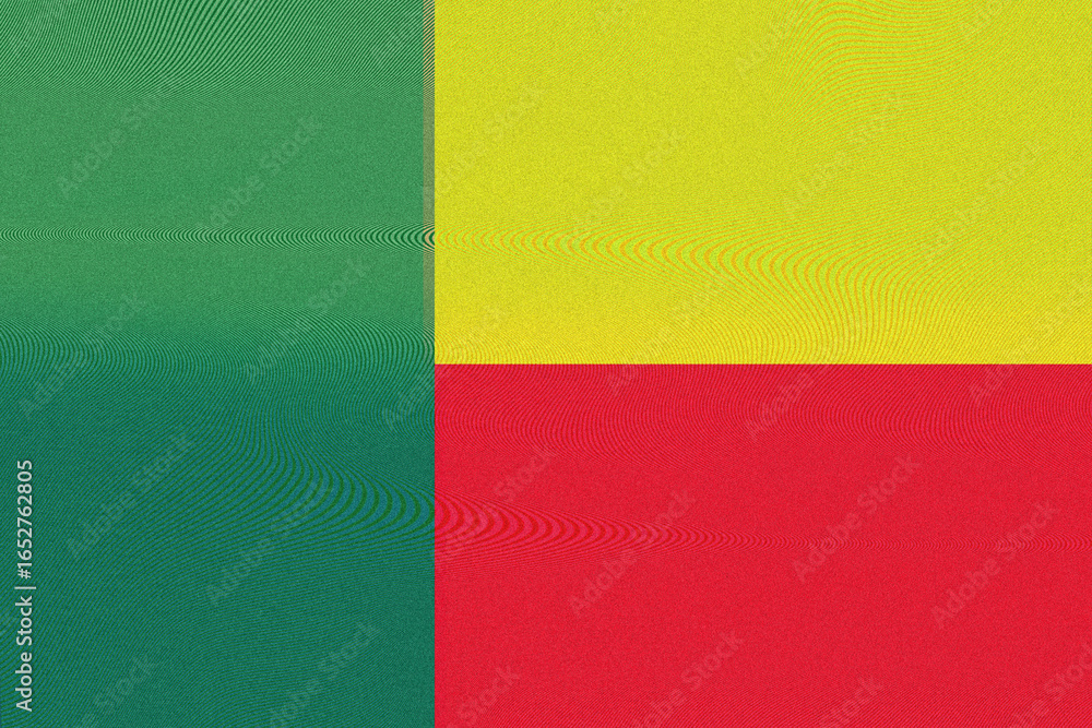 Fototapete an abstract rendering showcases the national flag, highlighting geometric patterns formed through th