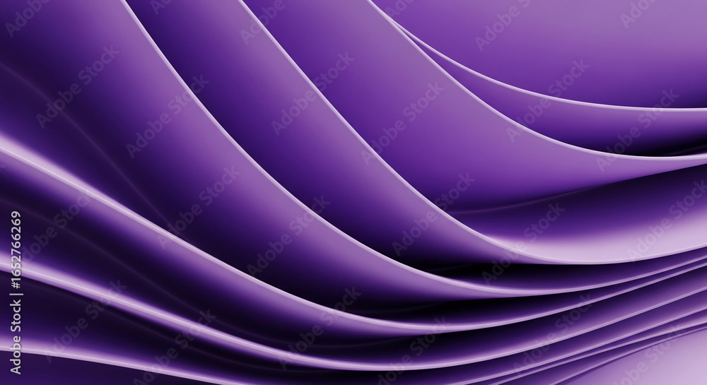 Aufkleber abstract image of purple, curved layers creating a flowing, dynamic design suitable for backgrounds,