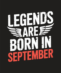 Legends are born in sebtember