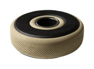 Innovative tire design showcase industrial workshop product conceptual isolated on transparent background, png