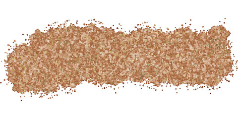 Cork flaked paint brush strokes paper craft element