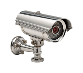 Surveillance camera installation for security monitoring urban technology