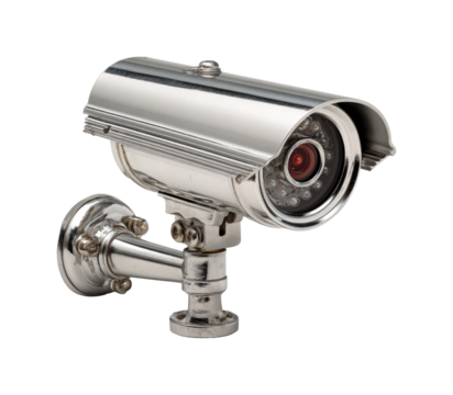 Surveillance camera installation for security monitoring urban technology