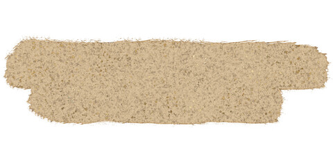 Cork flaked paint brush strokes paper craft element