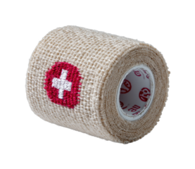 First aid action medical supplies bandage roll healthcare isolated on transparent background, png