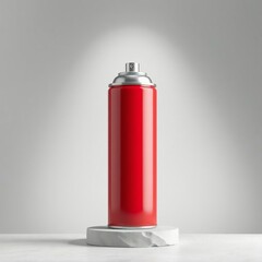 Obraz premium Ready to transform? this red spray can is your next diy project inspiration today