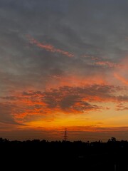 Obraz premium sunset 