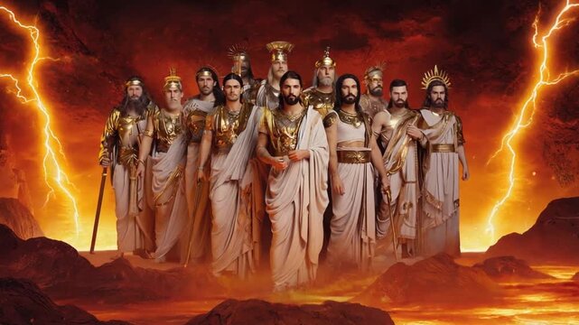 Olympus of the gods in hell.