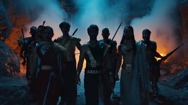 Olympus of the gods in hell.