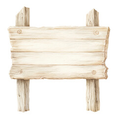 Wooden signboard hang with ropes,cartoon illustration of game art,clipart,transparent background.
