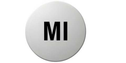 Mi letter logo design vector template for business and branding identity concept