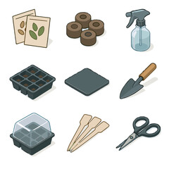 set of different objects