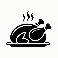 vector illustration of a black cat