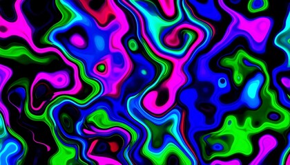 Abstract swirling colorful pattern