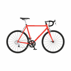Fototapeta premium bicycle isolated on white