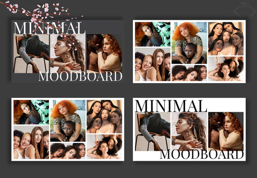 Minimal Moodboard Layout