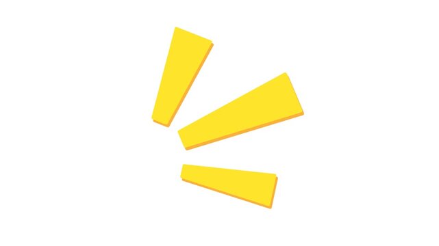 Animated spark icon loop