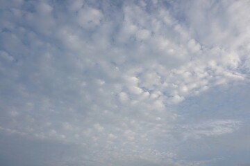 blue sky with clouds. Sky background