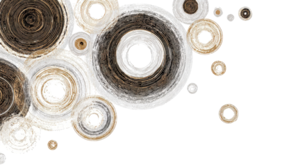 Abstract design featuring diamond shapes with color transitions, isolated on a Transparent background, PNG file.