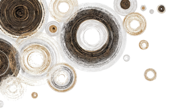 Abstract design featuring diamond shapes with color transitions, isolated on a Transparent background, PNG file.