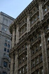 new york city buildings court decorated facade round corner