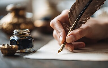 hand writing on a paper