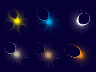 abstract blue background with stars