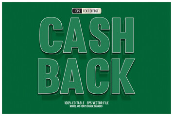 TEXT EFFECT CASH BACK