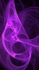 Obraz premium Abstract purple swirling forms