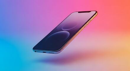 Realistic smartphone mockup. Device UI/UX mockup for presentation template. . Cellphone frame with blank display isolated templates, phone different angles views. 3d isometric illustration cell phone