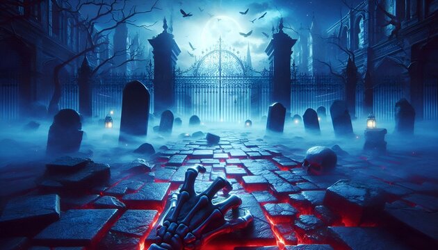 Halloween wallpaper at night scane 