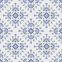 Geometric with floral pattern background, ceramic tile pattern, vector pattern, cute illustration, tile design, wrap, abstract, carpet