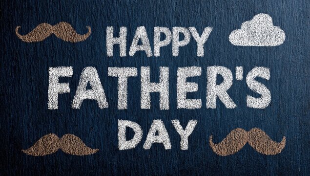 Chalkboard Father's Day greeting