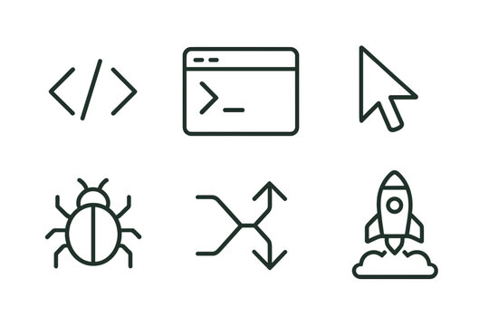 Programming Line Drawing Programming Line Icons Images – Browse 795,352 Stock Photos, Vectors ...