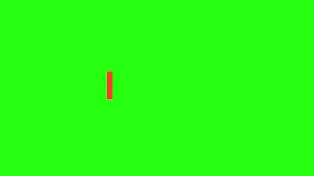 green screen with bullet holes