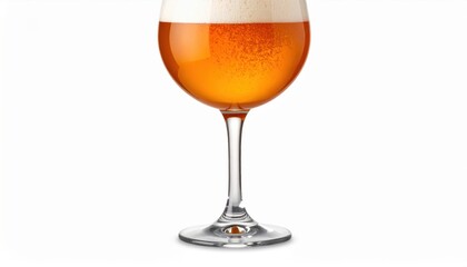 Refreshing Glass of Golden Beer with Creamy White Foam Capturing the Essence of Relaxation and Enjoyment