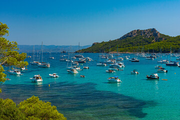 Obraz premium Summer view of Notre-Dame beach, Porquerolles