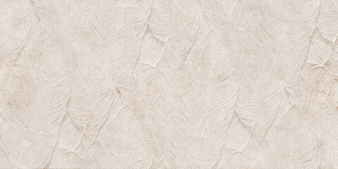 stone texture with subtle leaf pattern creating natural botanical abstract background.