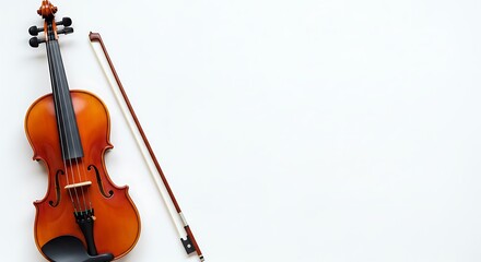 Fototapeta premium Elegant golden lever harp with intricate details, isolated on a clean white studio background with ample copy space for text.