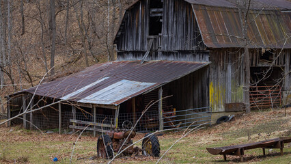 Old barn on the farm.