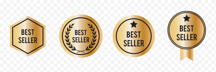 Set of badge best seller,  best price, best quality. Perfect for design element of the best products and bestseller retailer.  eps 10 