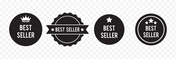 Set of badge best seller,  best price, best quality. Perfect for design element of the best products and bestseller retailer.  eps 10 