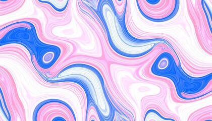 Abstract Pink and Blue Swirl Marble Texture Background